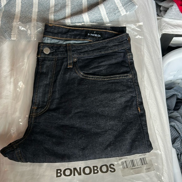 Bonobos All Season Jeans Dark Rinse 33/28 - Picture 1 of 4